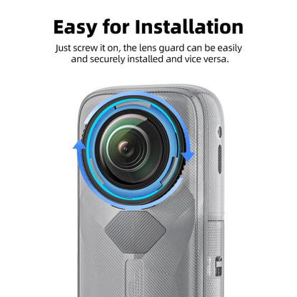 For Insta360 X5 Camera aMagisn Lens Guard Protector Detachable Anti - Scratch Glass Cover, Standard Edition - ORIWHIZaMagisnDJI & Insta360 AccessoriesInsta360 X Series