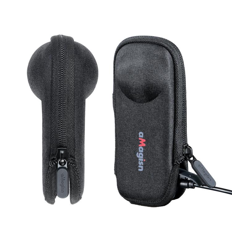For Insta360 X5 Camera aMagisn Storage Bag Hard Shell Protective Case with Carabiner Clip, Storage Bag - ORIWHIZaMagisnDJI & Insta360 AccessoriesInsta360 X Series