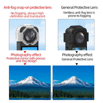 For Insta360 X5 Camera Anti - Fog Snap - On Protective Lens Cover Lens Guards - ORIWHIZDJI & Insta360 AccessoriesInsta360 X SeriesLen Accessories