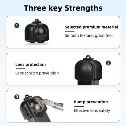 For Insta360 X5 Camera Flymile Lens Protective Cover Dustproof & Scratch - Resistant Anti - Fall Protector Cap - ORIWHIZDJI & Insta360 AccessoriesFlymileInsta360 X Series