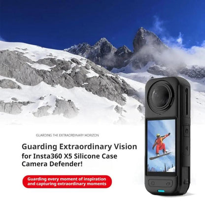 For Insta360 X5 Camera Silicone Case Body Cover Anti - dust and Stain - resistant Protective Shell, Silicone Case - ORIWHIZDJI & Insta360 AccessoriesInsta360 X SeriesProtection & Cases
