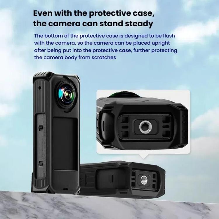 For Insta360 X5 Camera Silicone Cover Case With Lens Cap Shockproof Protective Shell - ORIWHIZDJI & Insta360 AccessoriesInsta360 X SeriesProtection & Cases