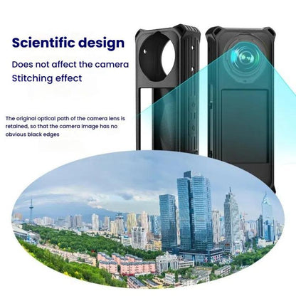 For Insta360 X5 Camera Silicone Cover Case With Lens Cap Shockproof Protective Shell - ORIWHIZDJI & Insta360 AccessoriesInsta360 X SeriesProtection & Cases