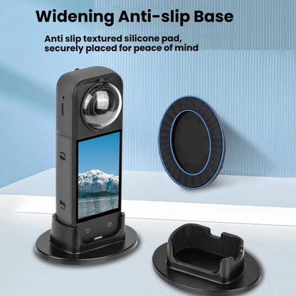 For Insta360 X5 Flymile Anti - Slip Base Plastic Desktop Stand Stable Camera Holder - ORIWHIZDJI & Insta360 AccessoriesFlymileInsta360 X Series