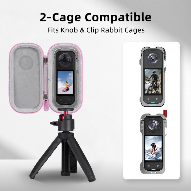 For Insta360 X5 Flymile Panoramic Camera Cage - Style Handheld Storage Bag - ORIWHIZDJI & Insta360 AccessoriesFlymileInsta360 X Series