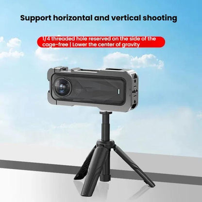 For Insta360 X5 HEPAIL AC - 81 Metal Rabbit Cage Extended Protective Frame, AC - 81 - ORIWHIZDJI & Insta360 AccessoriesHEPAILInsta360 X Series