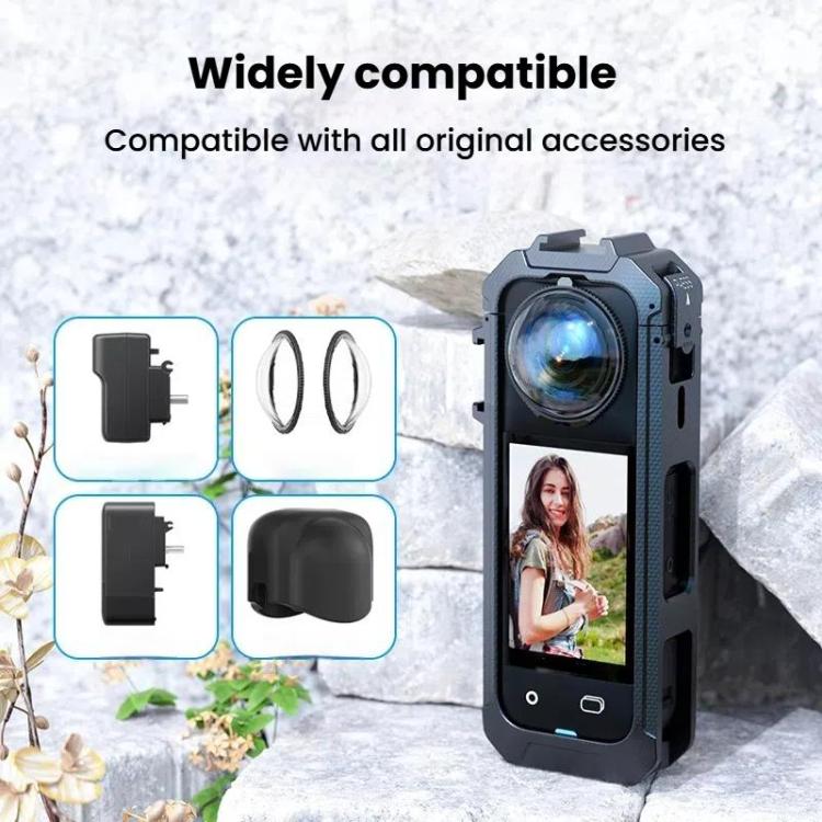 For Insta360 X5 Plastic Protective Frame Magnetic Quick - Release Camera Cage Expansion Bracket, Plastic Frame - ORIWHIZDJI & Insta360 AccessoriesInsta360 X SeriesProtection & Cases