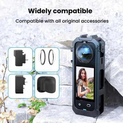 For Insta360 X5 Plastic Protective Frame Magnetic Quick - Release Camera Cage Expansion Bracket, Plastic Frame - ORIWHIZDJI & Insta360 AccessoriesInsta360 X SeriesProtection & Cases