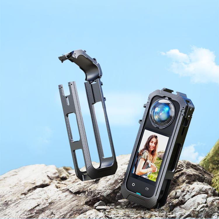 For Insta360 X5 Plastic Protective Frame Magnetic Quick - Release Camera Cage Expansion Bracket, Plastic Frame - ORIWHIZDJI & Insta360 AccessoriesInsta360 X SeriesProtection & Cases