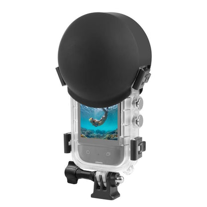 For Insta360 X5 PULUZ 60m Waterproof Sealed Diving Case with Silicone Lens Cover, Diving Case with Silicone Lens Cover - ORIWHIZDJI & Insta360 AccessoriesInsta360 X SeriesProtection & Cases