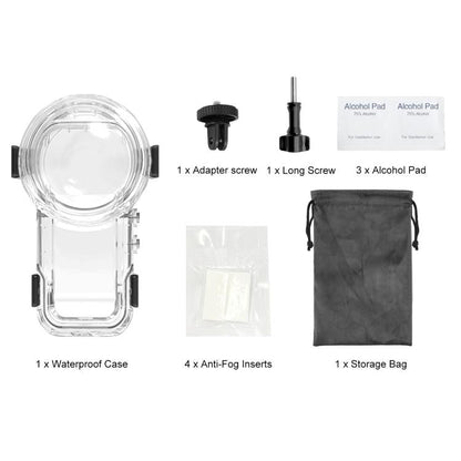 For Insta360 X5 PULUZ Quick Release 60m Waterproof Sealed Diving Case, Quick Release Diving Case - ORIWHIZDJI & Insta360 AccessoriesInsta360 X SeriesProtection & Cases