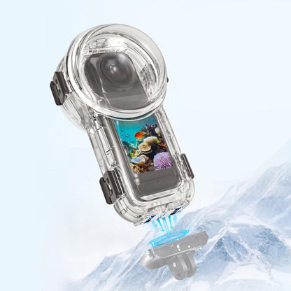 For Insta360 X5 PULUZ Quick Release 60m Waterproof Sealed Diving Case, Quick Release Diving Case - ORIWHIZDJI & Insta360 AccessoriesInsta360 X SeriesProtection & Cases
