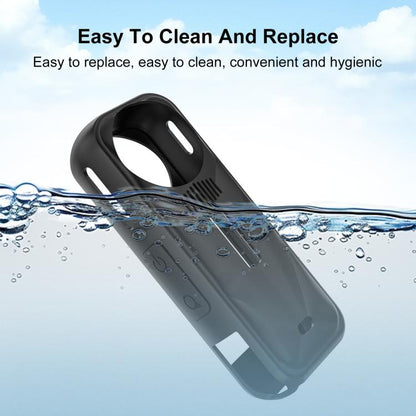 For Insta360 X5 PULUZ Silicone Protective Case with Lens Cover, Silicone Case with Lens Cover (Black), Silicone Case with Lens Cover (Blue), Silicone Case with Lens Cover (Red) - ORIWHIZDJI & Insta360 AccessoriesInsta360 X SeriesProtection & Cases
