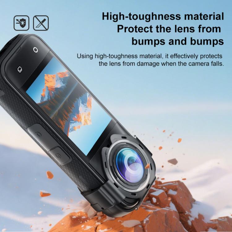For Insta360 X5 PULUZ Snap - on Optical Tempered Glass Lens Guard Protective Cover, For Insta360 X5 - ORIWHIZDJI & Insta360 AccessoriesInsta360 X SeriesLen Accessories