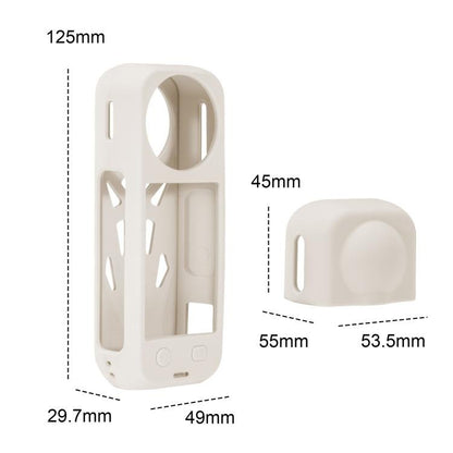 For Insta360 X5 STARTRC Silicone Protective Cover with Lens Cover - ORIWHIZDJI & Insta360 AccessoriesInsta360 X SeriesProtection & Cases