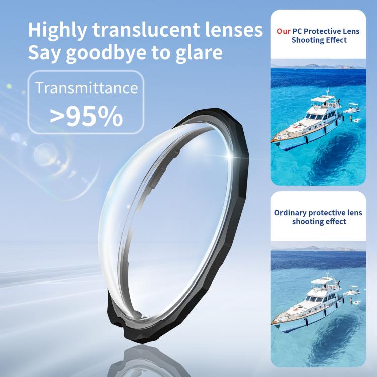 For Insta360 X5 STARTRC Slim Protective Lens Guad PC Lens Cover, Slim PC Lens Cover - ORIWHIZDJI & Insta360 AccessoriesInsta360 X SeriesLen Accessories