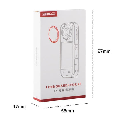 For Insta360 X5 STARTRC Slim Protective Lens Guad PC Lens Cover, Slim PC Lens Cover - ORIWHIZDJI & Insta360 AccessoriesInsta360 X SeriesLen Accessories