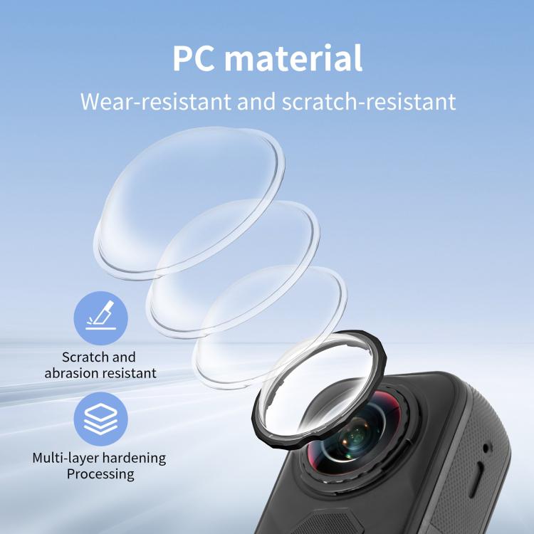 For Insta360 X5 STARTRC Slim Protective Lens Guad PC Lens Cover, Slim PC Lens Cover - ORIWHIZDJI & Insta360 AccessoriesInsta360 X SeriesLen Accessories