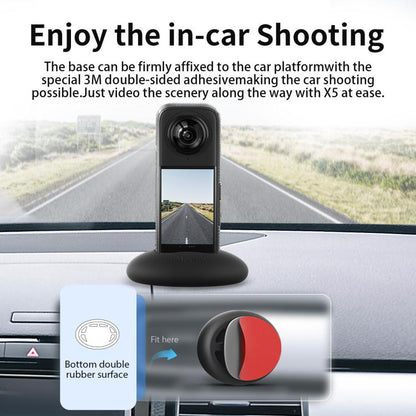 For Insta360 X5 / X4 aMagisn Silicone Base Desktop Stand Car Dashboard Holder - ORIWHIZaMagisnDJI & Insta360 AccessoriesInsta360 X Series