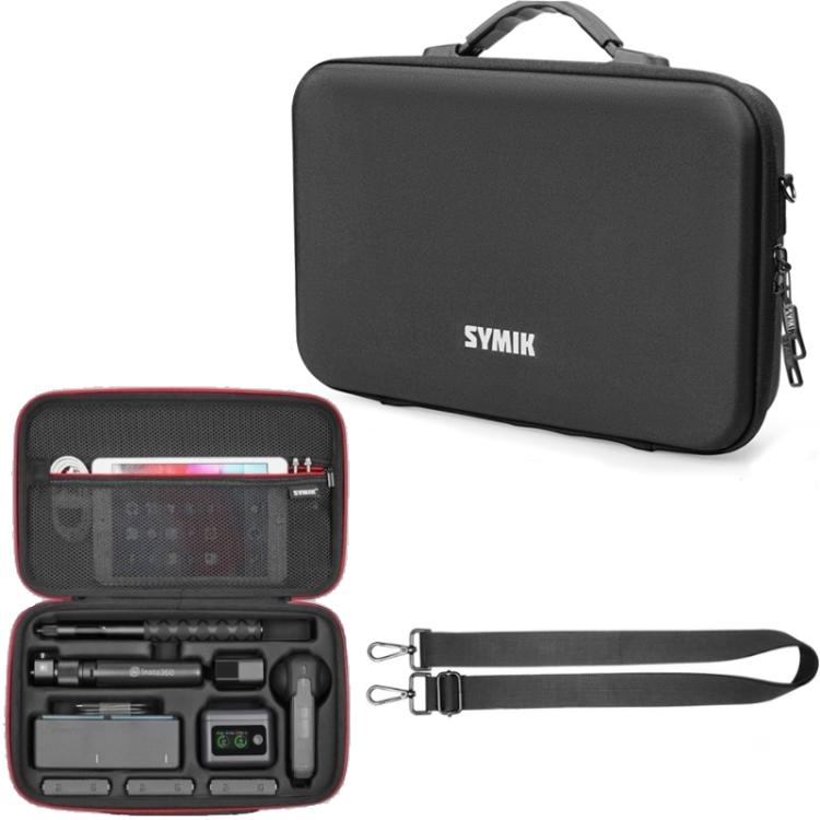For Insta360 X5 / X4 Camera SYMIK Large Capacity Storage Bag Handbag Messenger Carrying Case - ORIWHIZDJI & Insta360 AccessoriesInsta360 X SeriesProtection & Cases