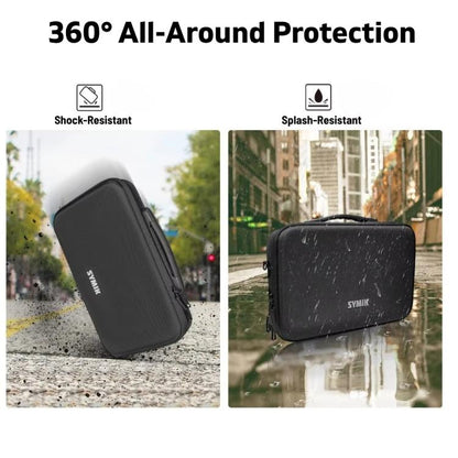 For Insta360 X5 / X4 Camera SYMIK Large Capacity Storage Bag Handbag Messenger Carrying Case - ORIWHIZDJI & Insta360 AccessoriesInsta360 X SeriesProtection & Cases