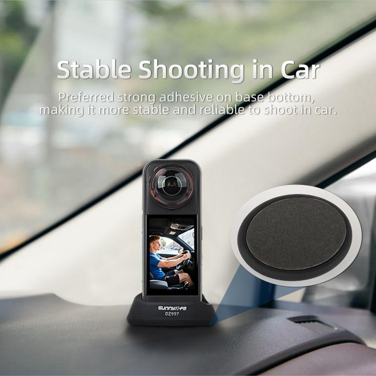 For Insta360 X5 / X4 Sunnylife Silicone Stand Base, Car Base, Tabletop Base - ORIWHIZDJI & Insta360 AccessoriesInsta360 X SeriesMounts