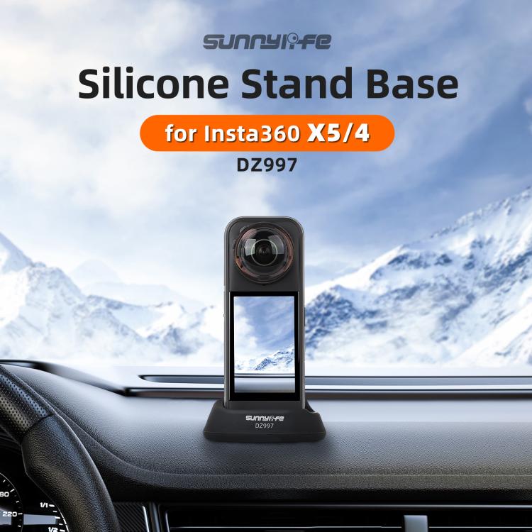 For Insta360 X5 / X4 Sunnylife Silicone Stand Base, Car Base, Tabletop Base - ORIWHIZDJI & Insta360 AccessoriesInsta360 X SeriesMounts