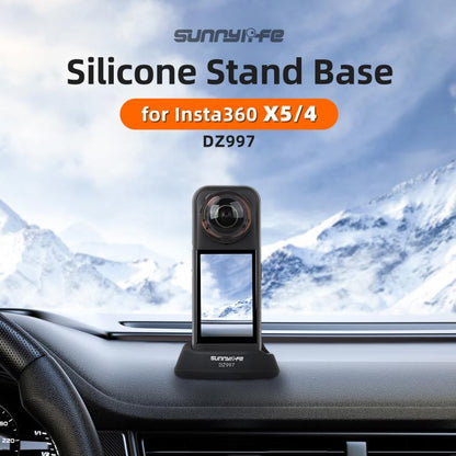 For Insta360 X5 / X4 Sunnylife Silicone Stand Base, Car Base, Tabletop Base - ORIWHIZDJI & Insta360 AccessoriesInsta360 X SeriesMounts