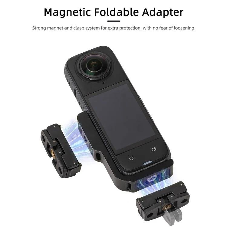 For Insta360 X5 / X4 Sunnylife X4 - ZJ826 L - shape Conversion Bracket Magnetic Adaptor Expansion Accessory, X4 - ZJ826 - ORIWHIZDJI & Insta360 AccessoriesInsta360 X SeriesMounts