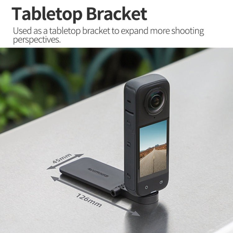 For Insta360 X5 / X4 / X3 Sunnylife X4 - ZJ827 Magnetic Stand Base Handheld Handle Desktop Support Accessories, X4 - ZJ827 - ORIWHIZDJI & Insta360 AccessoriesInsta360 X SeriesMounts