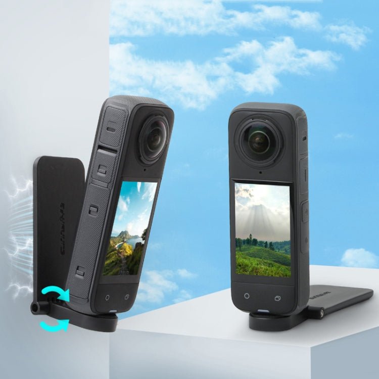 For Insta360 X5 / X4 / X3 Sunnylife X4 - ZJ827 Magnetic Stand Base Handheld Handle Desktop Support Accessories, X4 - ZJ827 - ORIWHIZDJI & Insta360 AccessoriesInsta360 X SeriesMounts