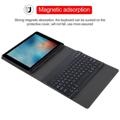 For iPad Pro 9.7 / 9.7 inch 2017 / 9.7 2018 / Air / Air 2 IP071 Separable ABS Smart Bluetooth Keyboard + Litchi Texture Horizontal Flip Leather Tablet Case, For iPad Pro 9.7 / 9.7 inch 2017 / 9.7 2018 / Air / Air 2, For iPad Pro 9.7 inch - ORIWHIZApple AccessoriesiPad KeyboardiPad Keyboard For iPad Pro