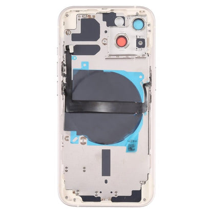 For iPhone 13 Battery Back Cover with Side Keys & Card Tray & Power + Volume Flex Cable & Wireless Charging Module, For iPhone 13 (Assembly) - ORIWHIZ