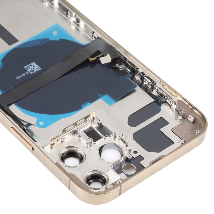 For iPhone 13 Pro Max Battery Back Cover with Side Keys & Card Tray & Power + Volume Flex Cable & Wireless Charging Module, For iPhone 13 Pro Max(Assembly) - ORIWHIZ