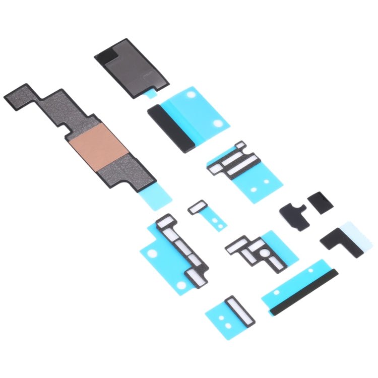 For iPhone 14 Plus 10pcs Mainboard Sponge Foam Pads + Heat Sink Graphite Sticker, For iPhone 14 Plus - ORIWHIZ