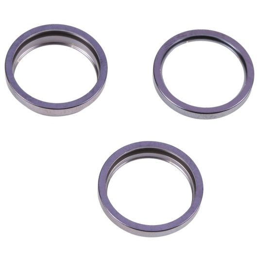 For iPhone 14 Pro 3PCS Rear Camera Glass Lens Metal Outside Protector Hoop Ring, For iPhone 14 Pro - ORIWHIZ