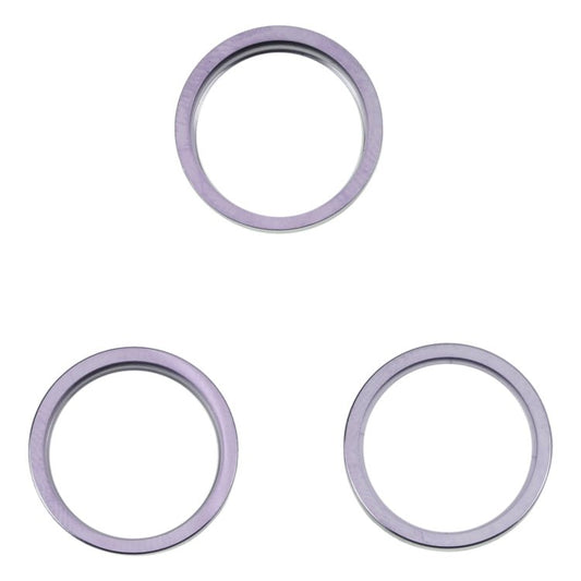 For iPhone 14 Pro 3PCS Rear Camera Glass Lens Metal Outside Protector Hoop Ring, For iPhone 14 Pro - ORIWHIZ