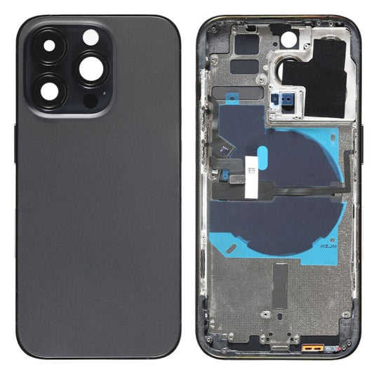 For iPhone 14 Pro Battery Back Cover with Power + Volume Flex Cable + Wireless Charging Module, China Version, CE EU Version, US Version - ORIWHIZ