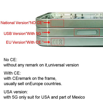 For iPhone 14 Pro Max Battery Back Cover Assembly, US Version, China Version, CE EU Version - ORIWHIZ