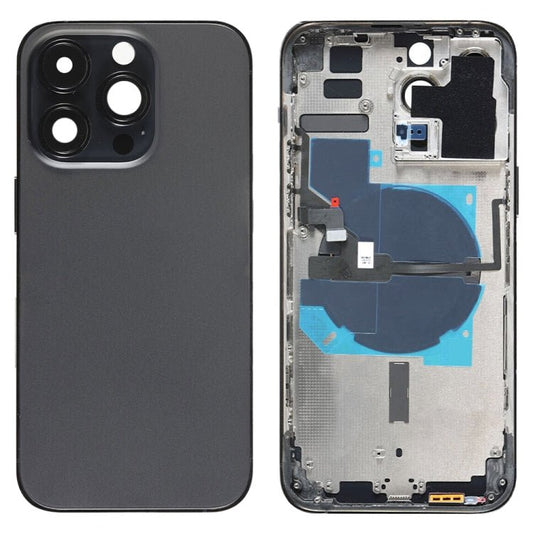 For iPhone 14 Pro Max Battery Back Cover with Power + Volume Flex Cable + Wireless Charging Module, China Version, CE EU Version, US Version - ORIWHIZ