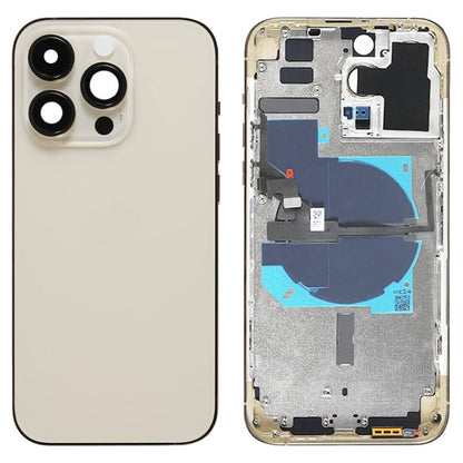 For iPhone 14 Pro Max Battery Back Cover with Power + Volume Flex Cable + Wireless Charging Module, China Version, CE EU Version, US Version - ORIWHIZ