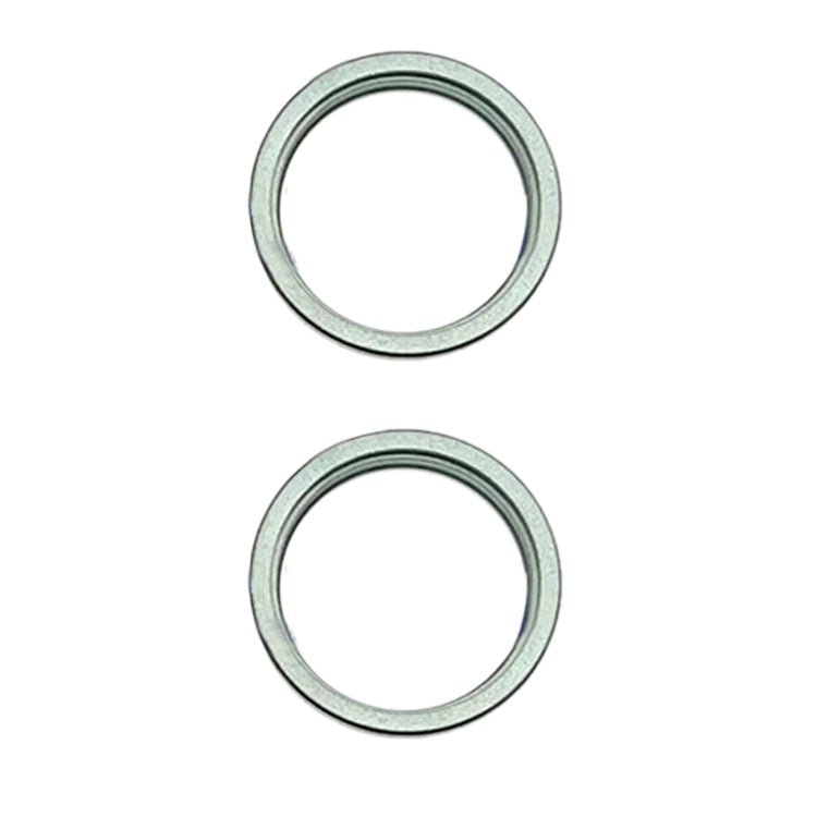 For iPhone 15 / 15 Plus 2pcs/set Rear Camera Glass Lens Metal Outside Protector Hoop Ring, For iPhone 15 / 15 Plus - ORIWHIZ