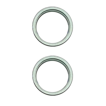 For iPhone 15 / 15 Plus 2pcs/set Rear Camera Glass Lens Metal Outside Protector Hoop Ring, For iPhone 15 / 15 Plus - ORIWHIZ