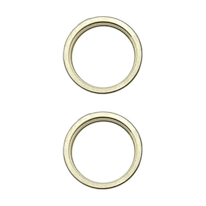 For iPhone 15 / 15 Plus 2pcs/set Rear Camera Glass Lens Metal Outside Protector Hoop Ring, For iPhone 15 / 15 Plus - ORIWHIZ