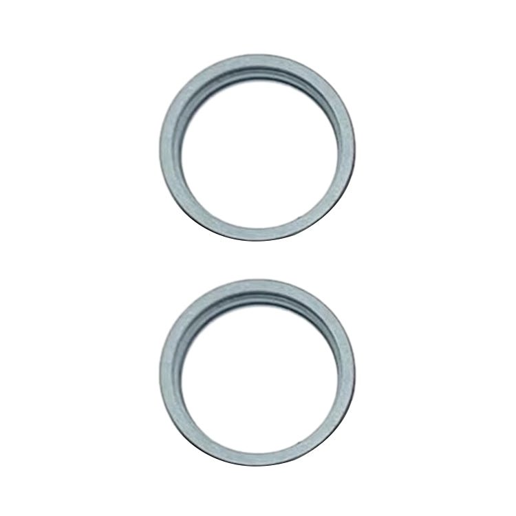 For iPhone 15 / 15 Plus 2pcs/set Rear Camera Glass Lens Metal Outside Protector Hoop Ring, For iPhone 15 / 15 Plus - ORIWHIZ