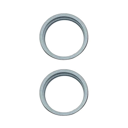 For iPhone 15 / 15 Plus 2pcs/set Rear Camera Glass Lens Metal Outside Protector Hoop Ring, For iPhone 15 / 15 Plus - ORIWHIZ