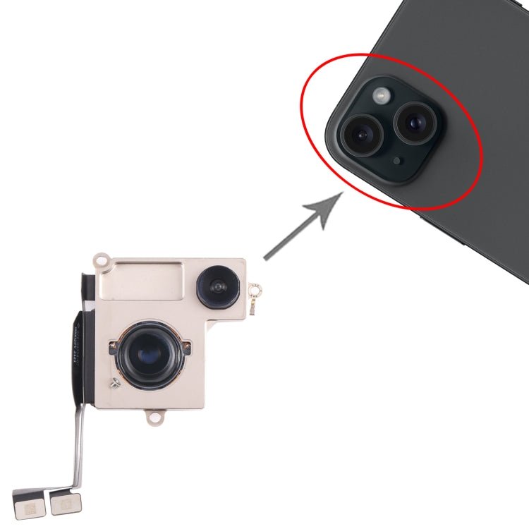 For iPhone 15 Back Facing Camera, For iPhone 15 - ORIWHIZ