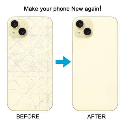 For iPhone 15 Battery Back Cover with Camera Lens Cover + MagSafe Magnet, For iPhone 15 (with MagSafe) - ORIWHIZ