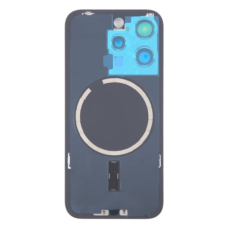 For iPhone 15 Pro Battery Back Cover with Camera Lens Cover + MagSafe Magnet, For iPhone 15 Pro (with MagSafe) - ORIWHIZ