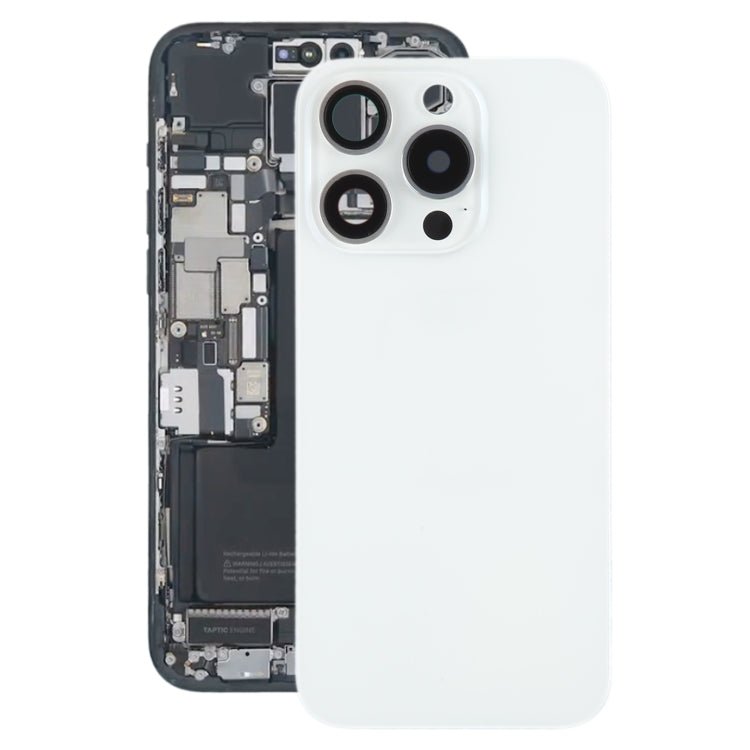 For iPhone 15 Pro Battery Back Cover with Camera Lens Cover + MagSafe Magnet, For iPhone 15 Pro (with MagSafe) - ORIWHIZ